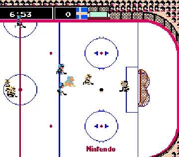 Ice Hockey (USA) screen shot game playing